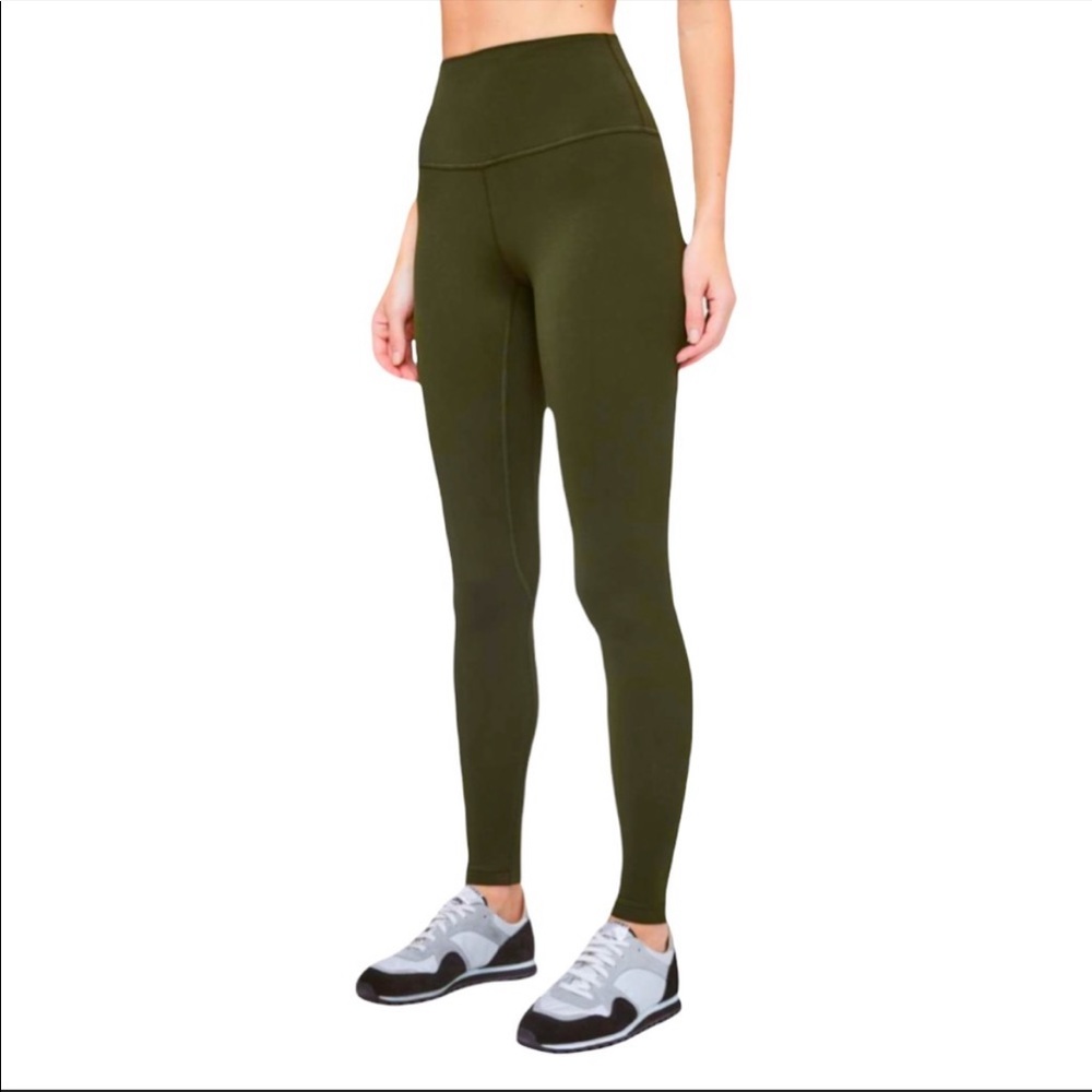 Lululemon Align Legging in size 2, olive green, 28” inseam